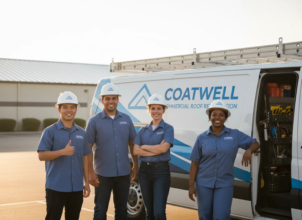 Commercial roof coating company in Harrisburg, OR